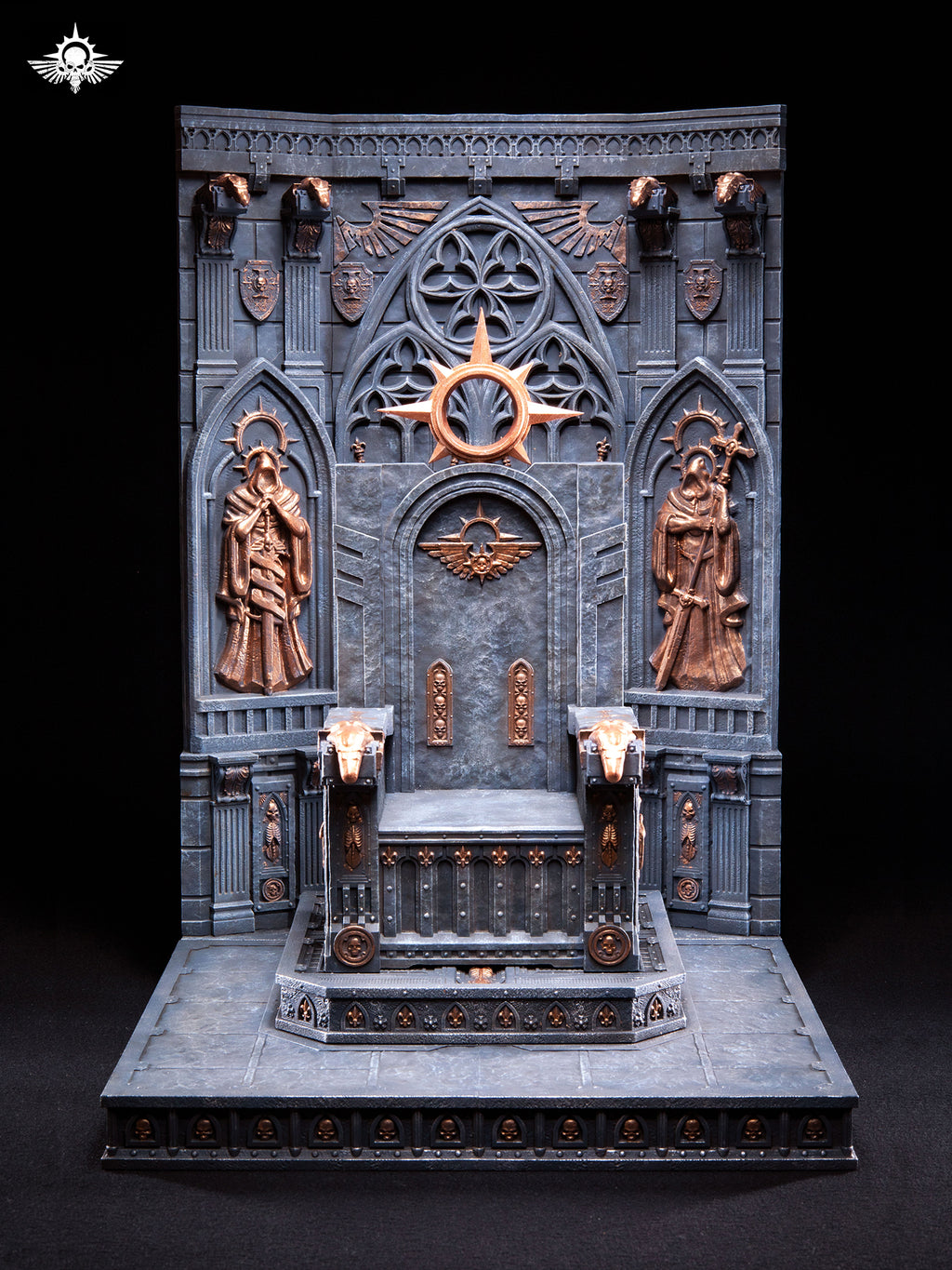 Universal JOYTOY Warhammer Chapter Primarch Throne Action Figure Model Display Collectible