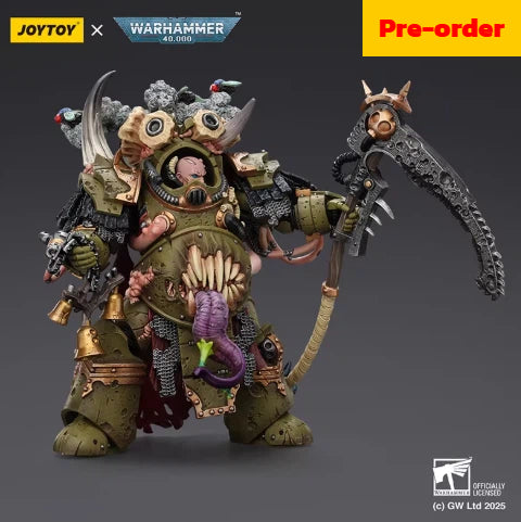 Pre-order Death Guard Deathshroud Terminator Champion with Manreaper and Plaguespurter Gauntlets