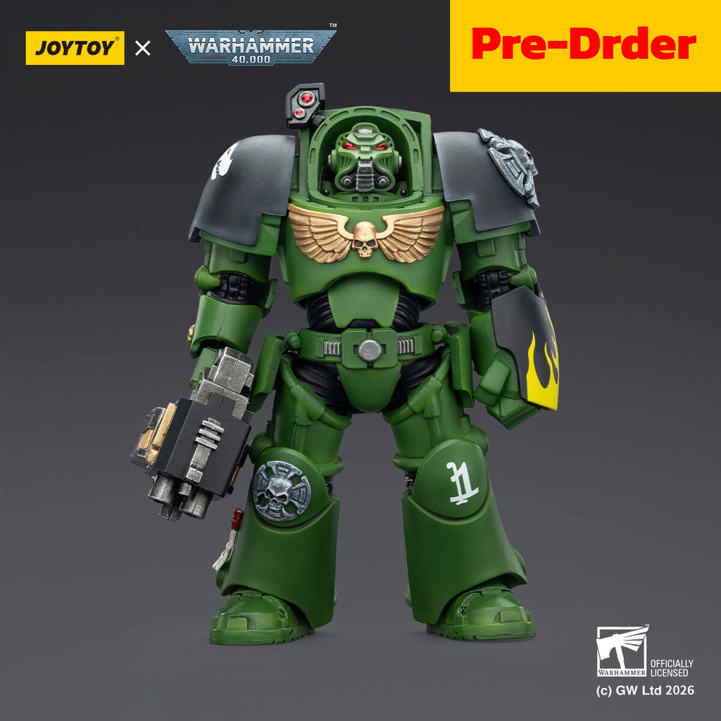 Salamanders Terminator 2 with Power Fist and Storm Bolter