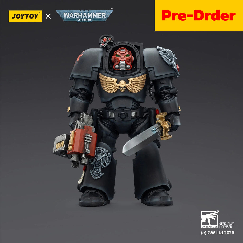 Black Templars Terminator 1 with Power Sword and Storm Bolter