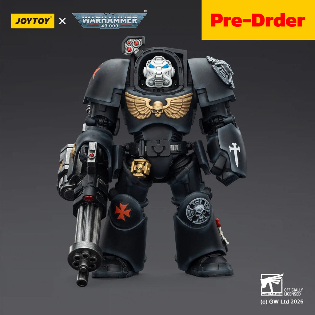 Black Templars Terminator 3 with Power Fist and Assault Cannon