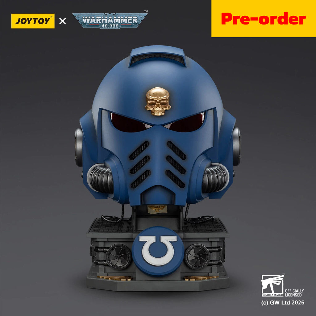 Pre-order Ultramarines Captain MkX Helmet & Display Stand