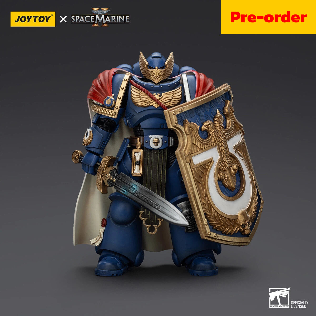Pre-order JOYTOY Ultramarines Victrix Honour Guard with Storm Shield And Power Sword