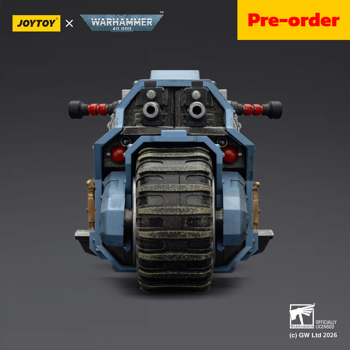 Pre-order Space Wolves Raider-pattern Combat Bike with twin-linked bolt rifles