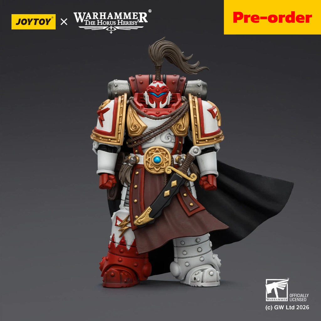 Pre-order JOYTOY White Scars Hibou Khan, Seeker of Atonement, with powersword’‘The Breath of theStorm