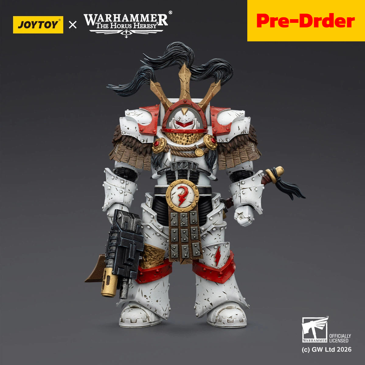 Pre-order White Scars Legion Praetor in Cataphractii Terminator Armour with Cyber Hawk, Chogorian sword and combi-melta