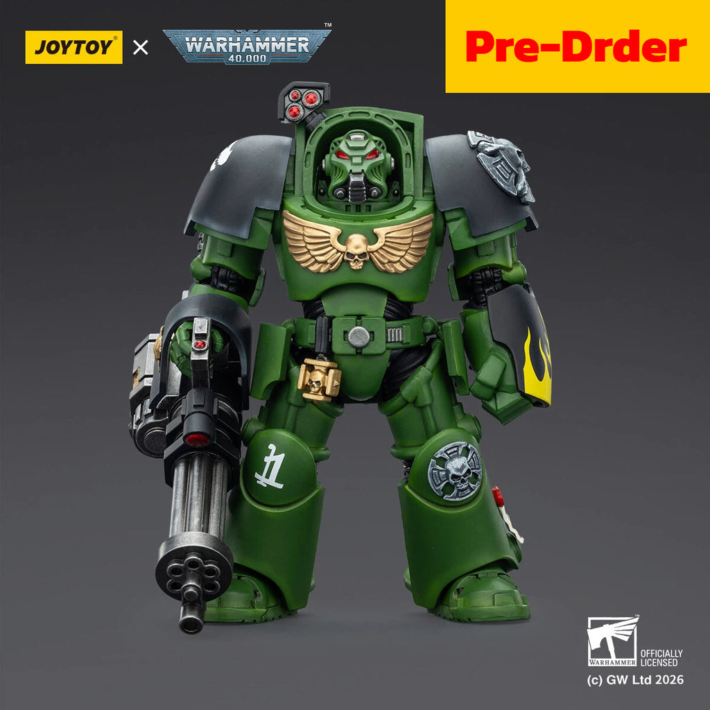 Salamanders Terminator 3 with Power Fist and Assault Cannon