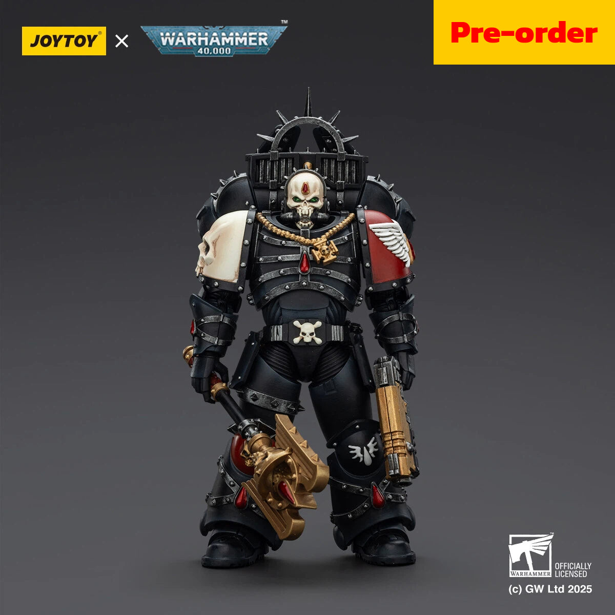 Pre-order JOYTOY Blood Angels Lemartes With Jump Pack,Blood Crozius and Absolver Bolt Pistol