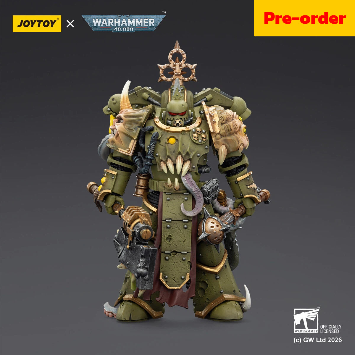 Pre-order Death Guard Plague Marine with Bubotic axe and Plague Knife
