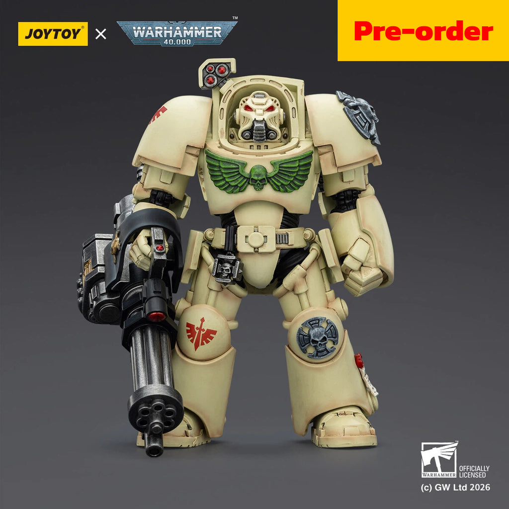 Dark Angels Deathwing Terminator 3 with Power Fist and Assault Cannon