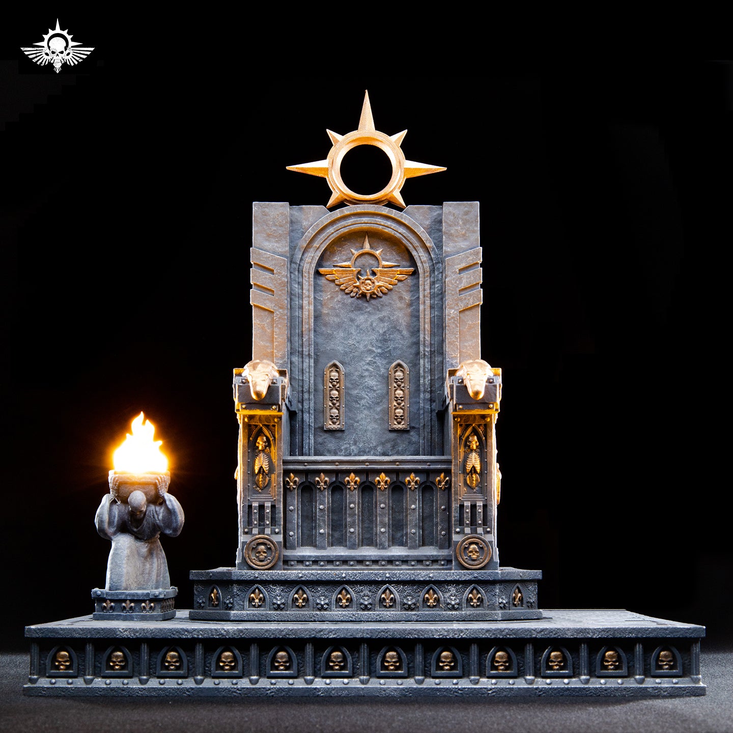 Universal JOYTOY Warhammer Chapter Primarch Throne Action Figure Model Display Collectible