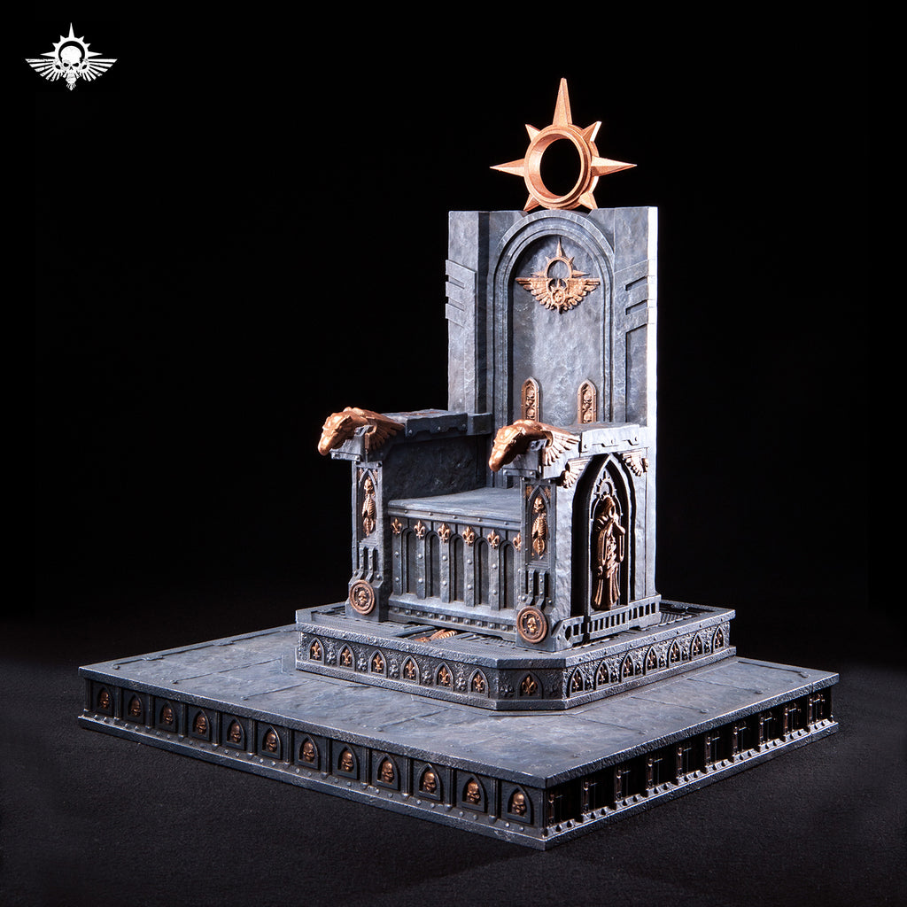 Universal JOYTOY Warhammer Chapter Primarch Throne Action Figure Model Display Collectible