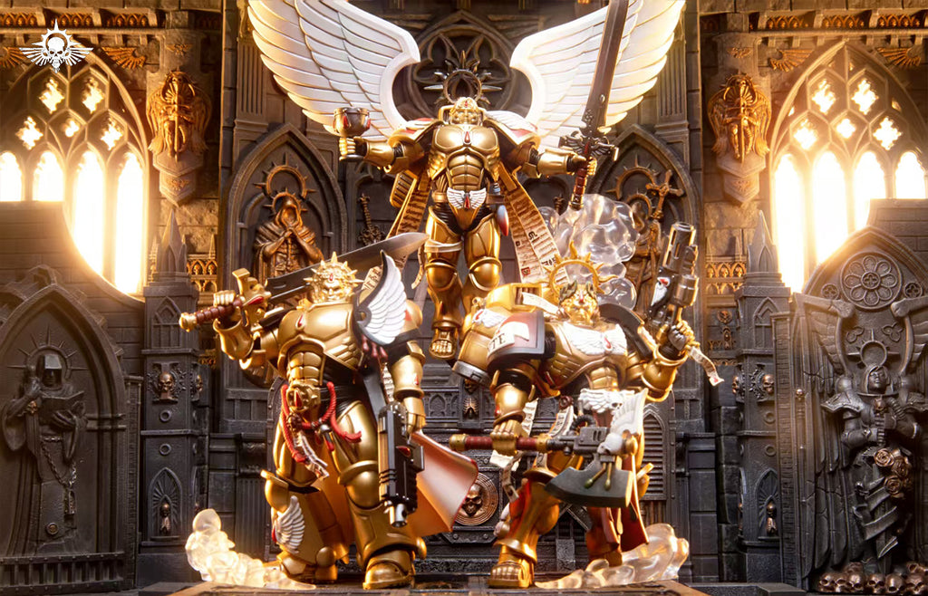 Universal JOYTOY Warhammer Chapter Primarch Throne Action Figure Model Display Collectible