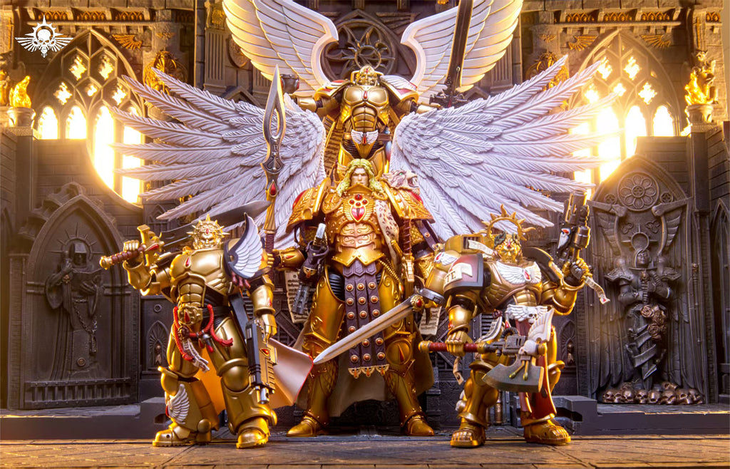 Universal JOYTOY Warhammer Chapter Primarch Throne Action Figure Model Display Collectible