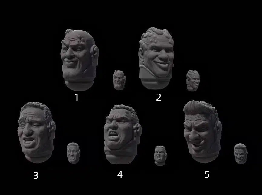 JOYTOY Warhammer Scale Head Sculpt Abstract Design Action Figure Model Collectible