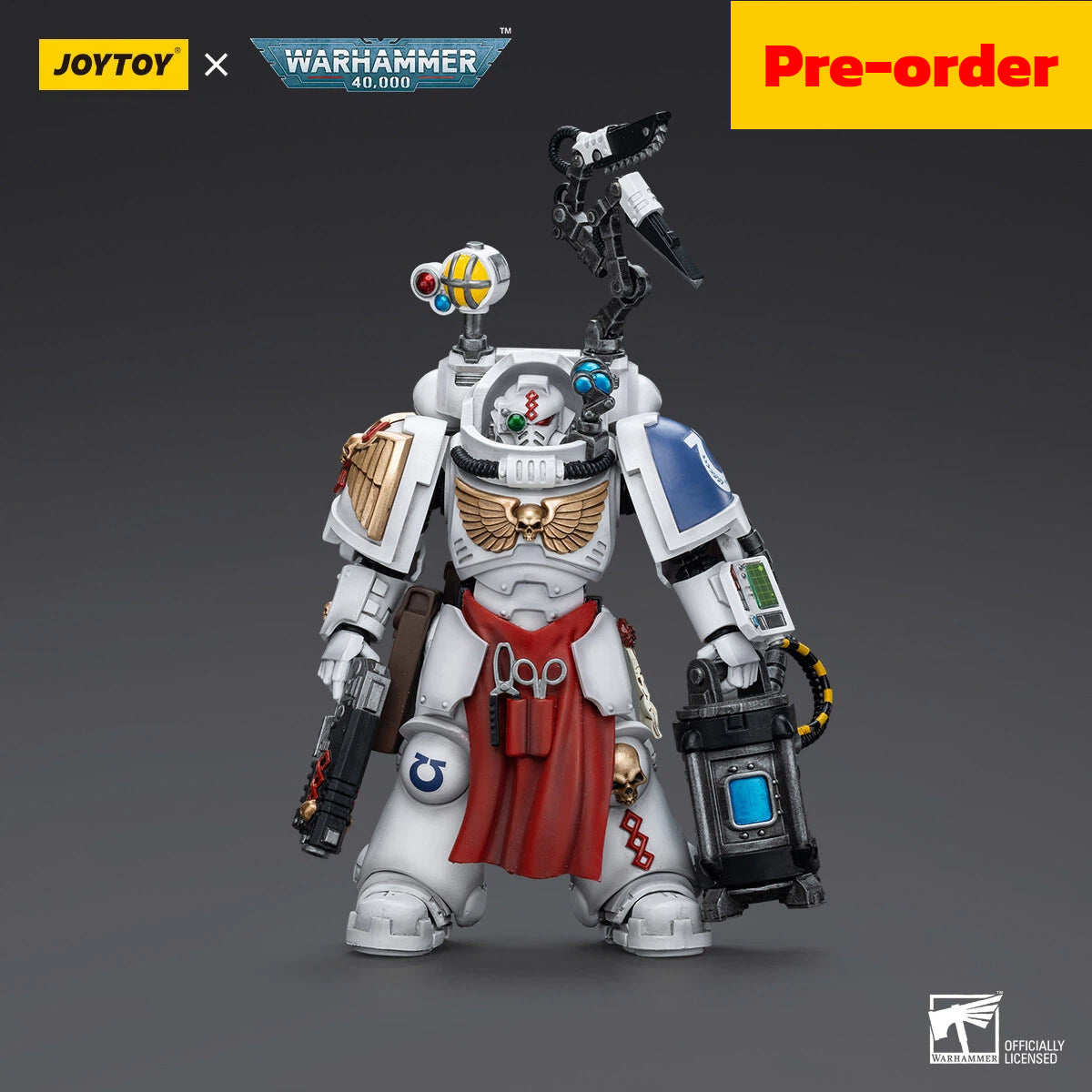 JOYTOY  Warhammer  Scale：1/18   Uitramarines Apothecary Biologis