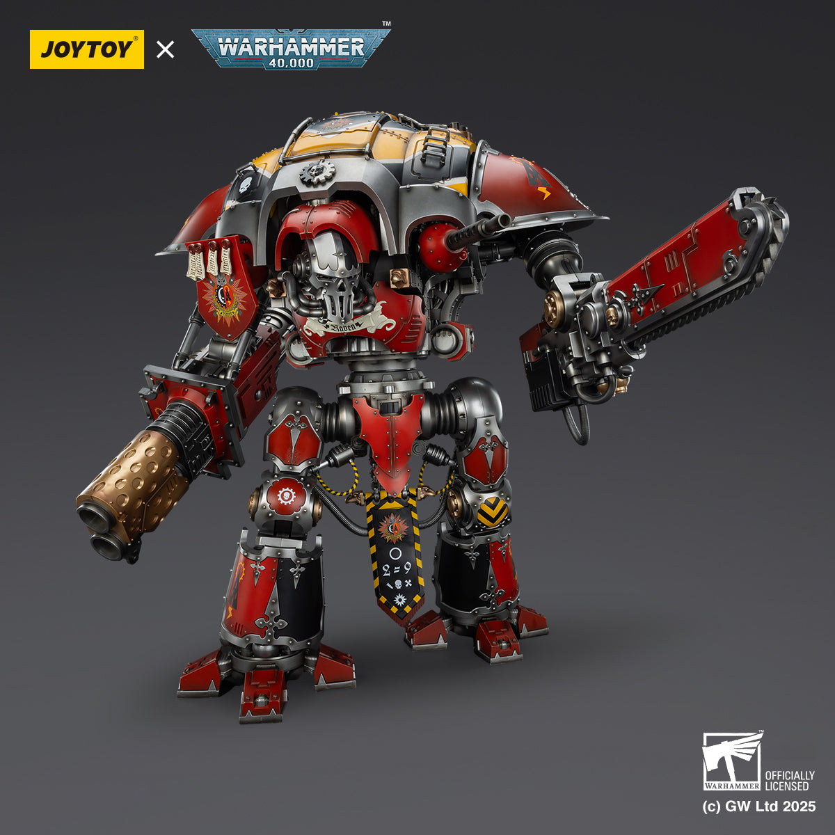 JOYTOY  Warhammer 40,000  Scale：1/18  Imperial Knights House Raven Knight Errant