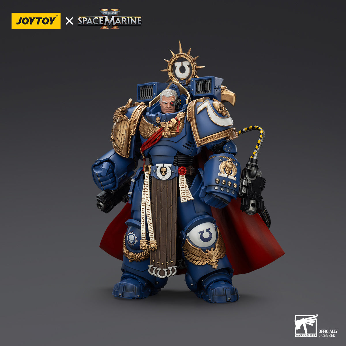 Pre-order JOYTOY Ultramarines Marneus Calgar, Chapter Master with MKX Gravis Armour and Gauntlets of Ultramar