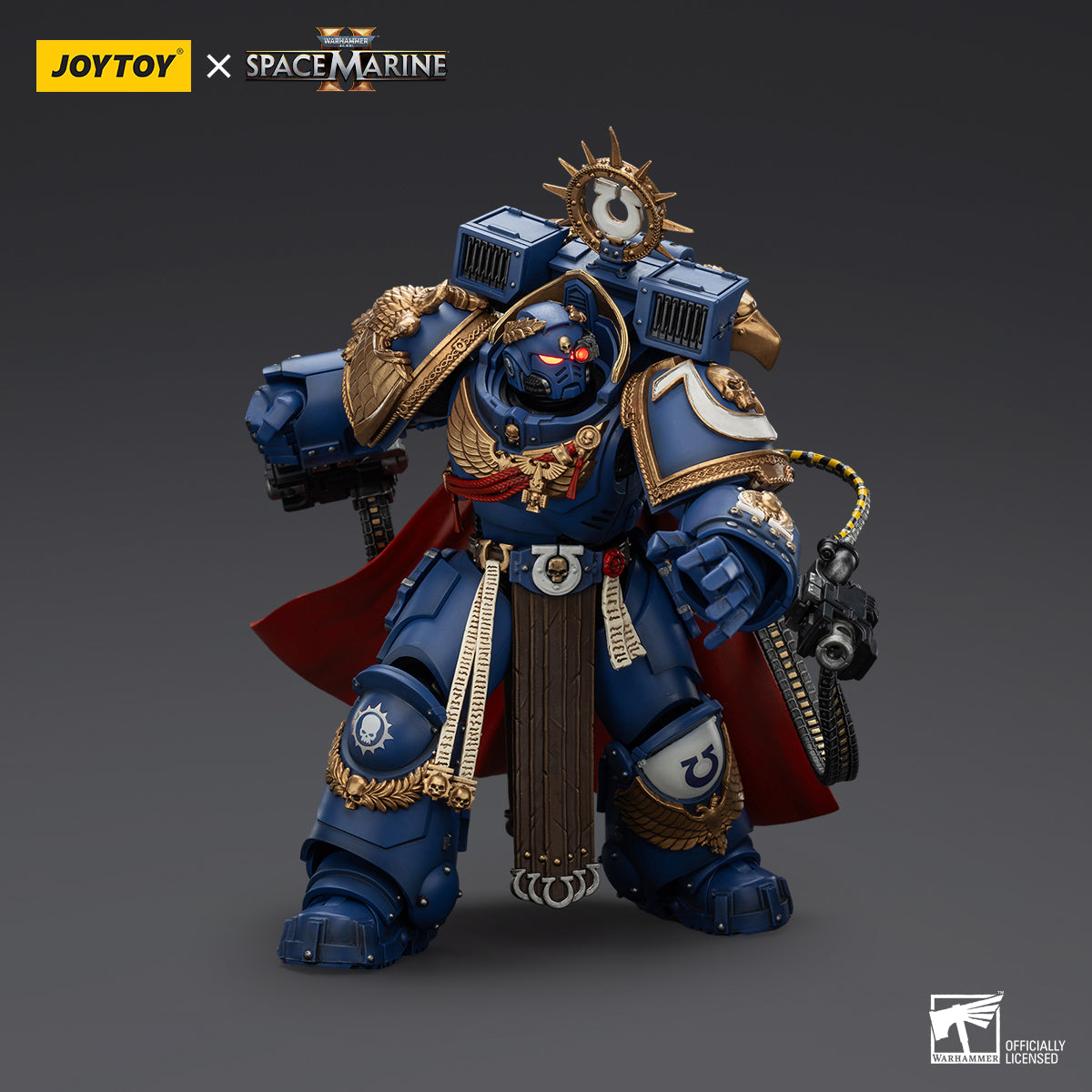 Pre-order JOYTOY Ultramarines Marneus Calgar, Chapter Master with MKX Gravis Armour and Gauntlets of Ultramar