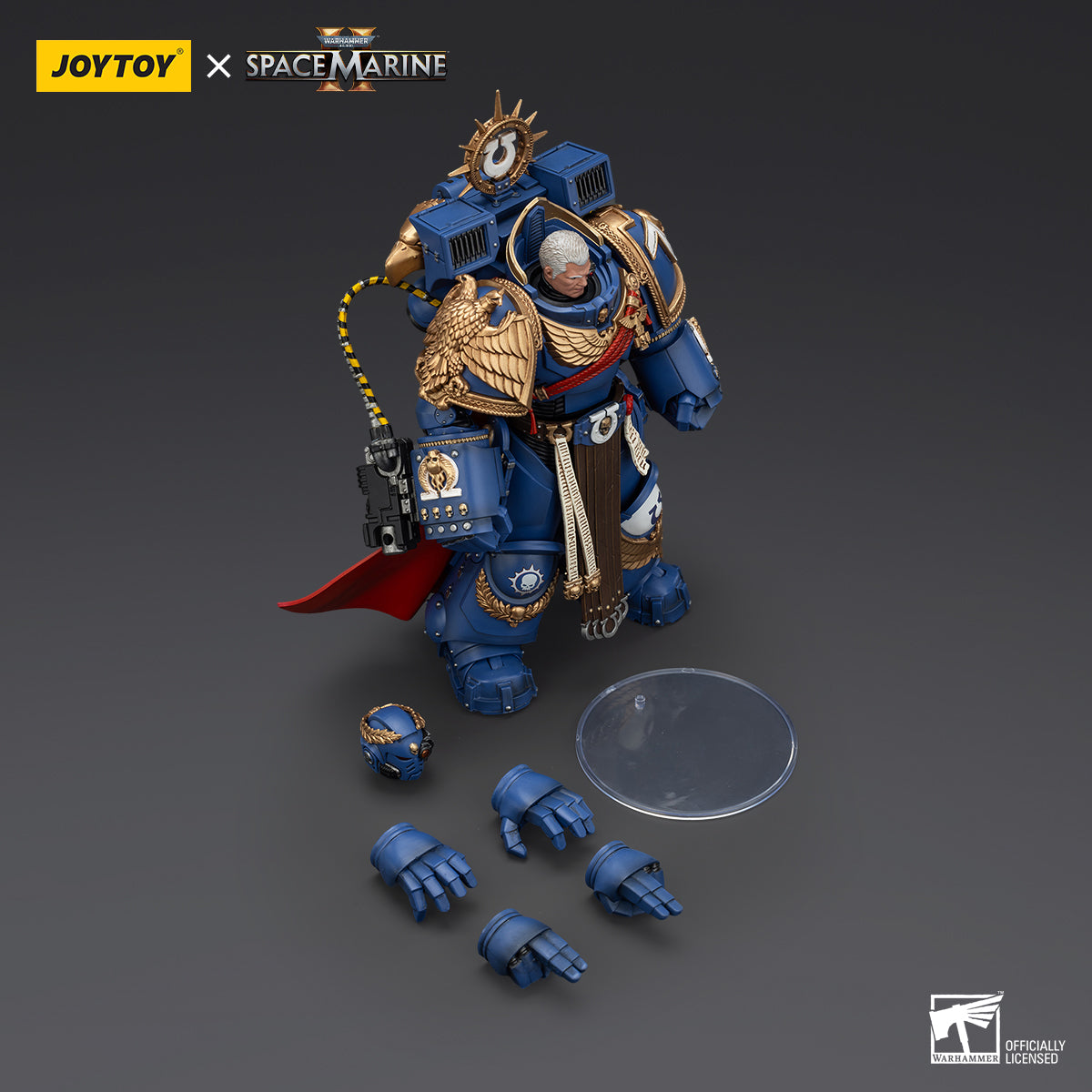 Pre-order JOYTOY Ultramarines Marneus Calgar, Chapter Master with MKX Gravis Armour and Gauntlets of Ultramar