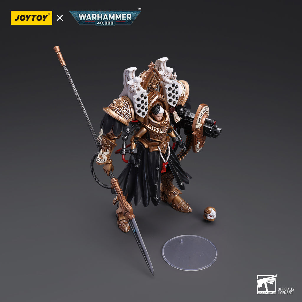 JOYTOY   Warhammer 40,000   Scale：1/18   Adepta Sororitas Abbess Sanctorum Morvenn Vahl