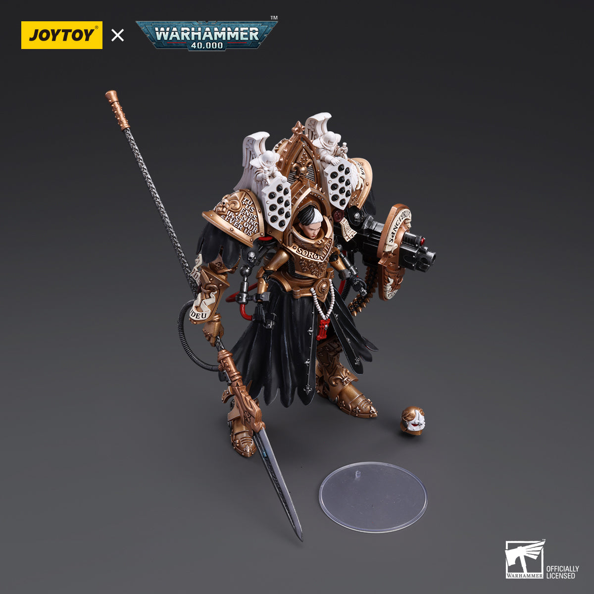 JOYTOY   Warhammer 40,000   Scale：1/18   Adepta Sororitas Abbess Sanctorum Morvenn Vahl