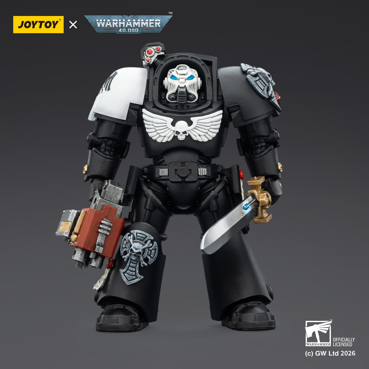 Raven Guard Terminator 1 with Power Sword and Storm Bolter