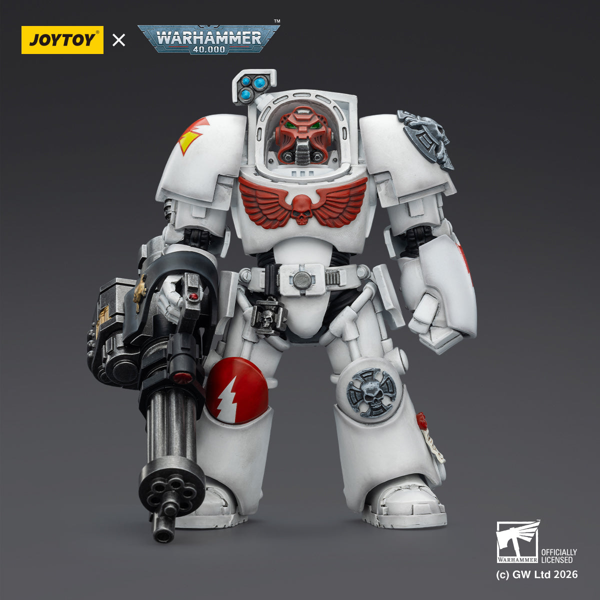 White Scars Terminator 3 with Power Fist and Assault Cannon