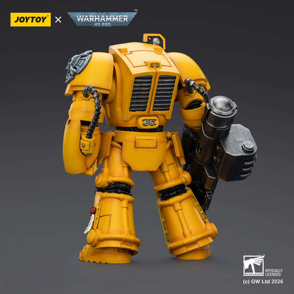 Imperial Fists Terminator 3 with Power Fist and Assault Cannon
