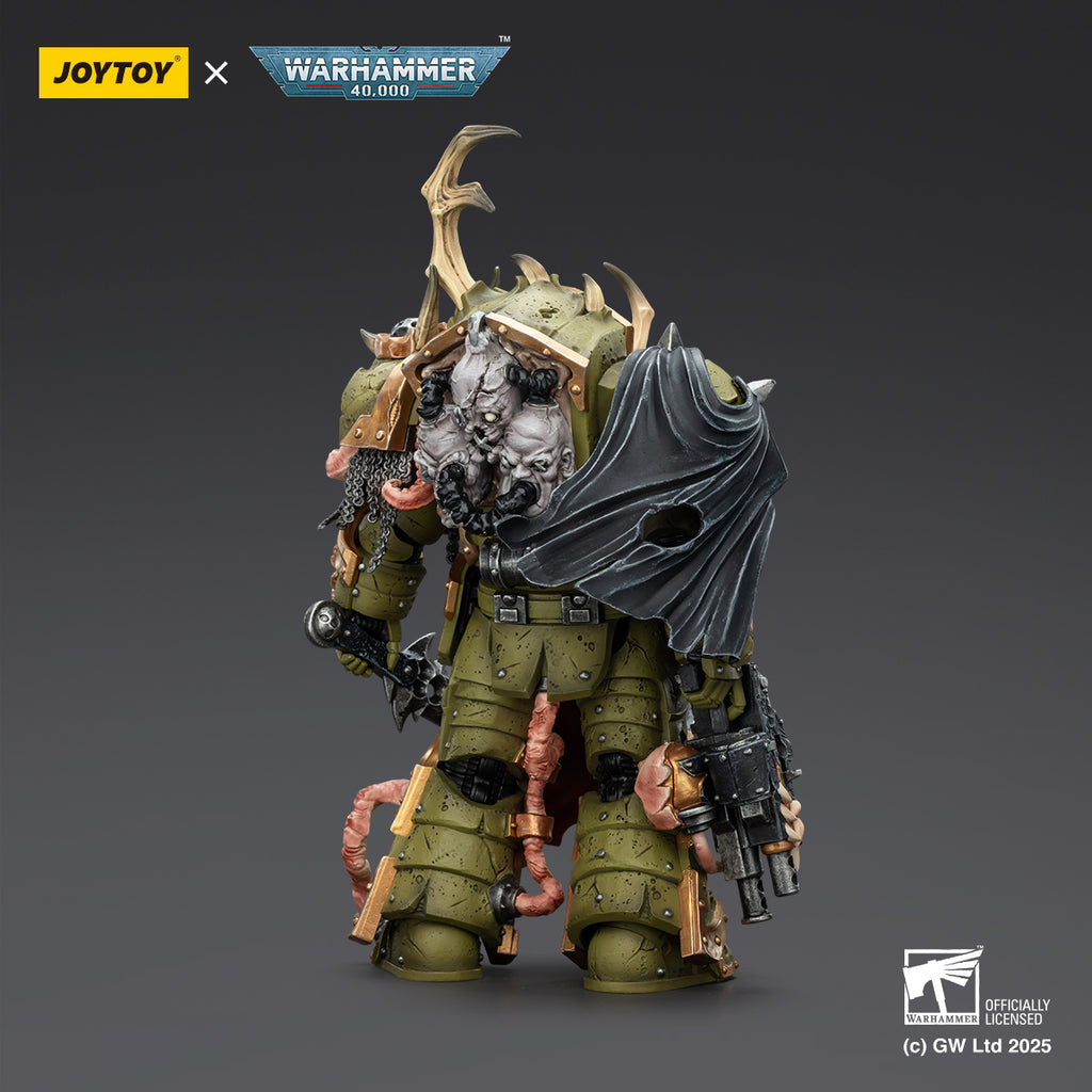 JOYTOY  Warhammer 40,000   Scale：1/18   Death Guard Blightlord Terminator 3 with Combi-bolter and Bubotic Blade