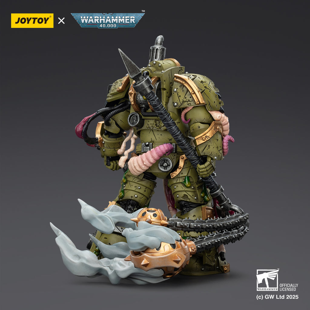 JOYTOY  Warhammer 40,000  Scale：1/18  Death Guard Blightlord Terminator 2 with Flail of Corruption
