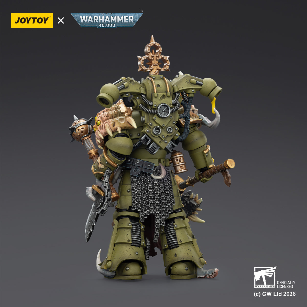 Pre-order Death Guard Plague Marine with Bubotic axe and Plague Knife