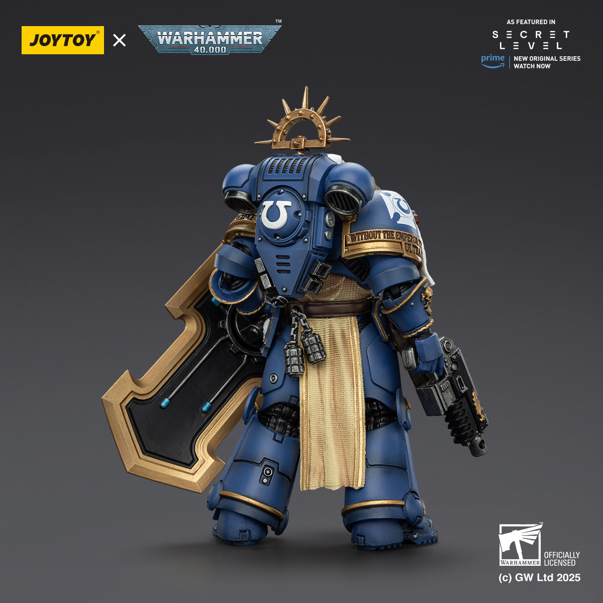 Pre-order Ultramarines Levantus with Power Sword, Stormshield and Bolt Pistol