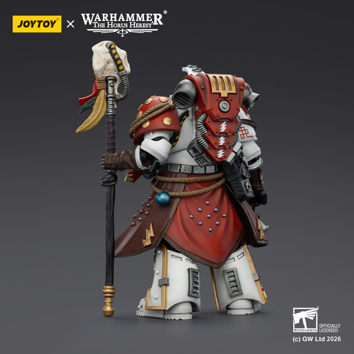 Pre-order White Scars Stormseer Consul with Force Staff and Bolt Pistol