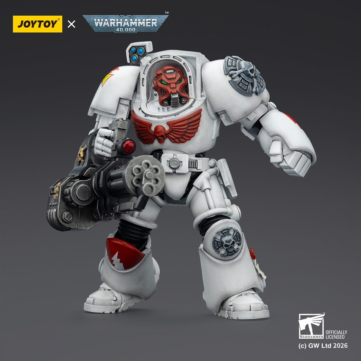 White Scars Terminator 3 with Power Fist and Assault Cannon