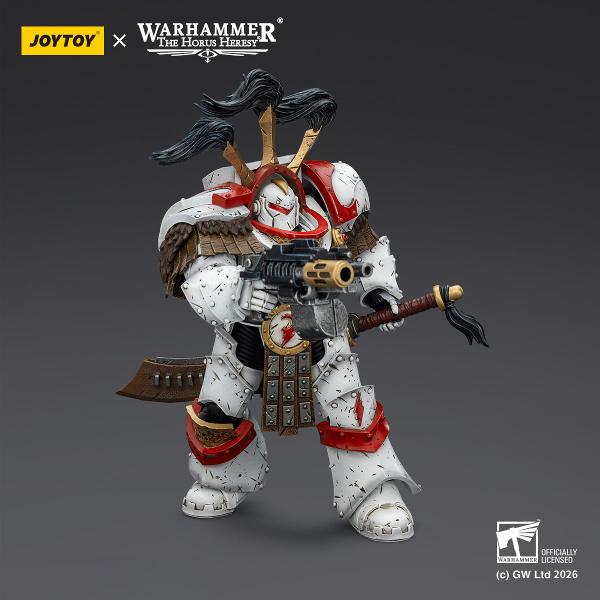 Pre-order White Scars Legion Praetor in Cataphractii Terminator Armour with Cyber Hawk, Chogorian sword and combi-melta
