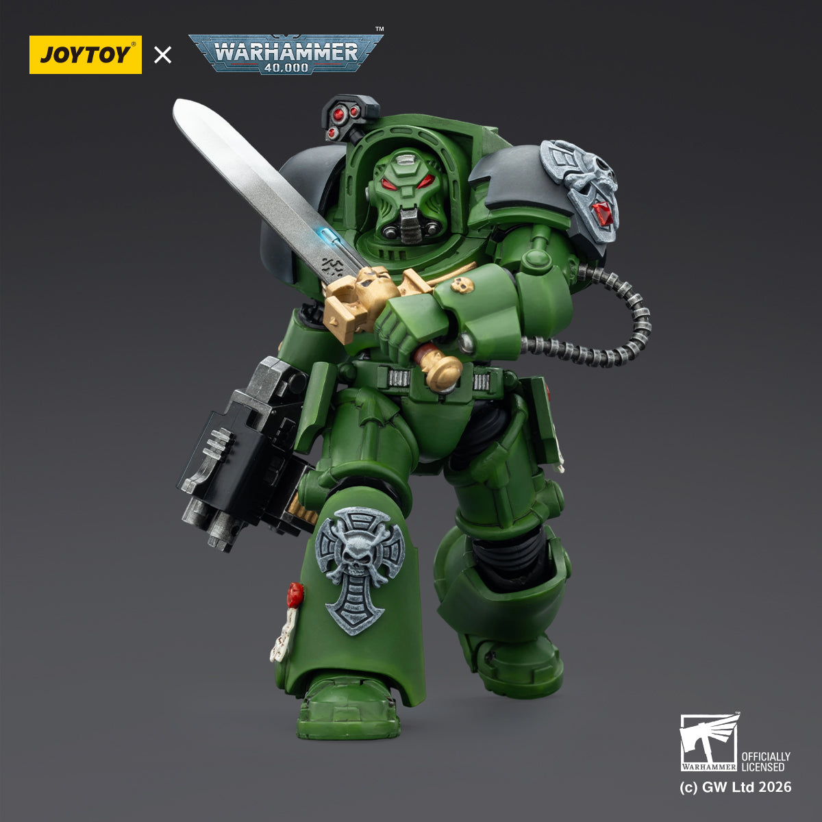 Salamanders Terminator 1 with Power Sword and Storm Bolter