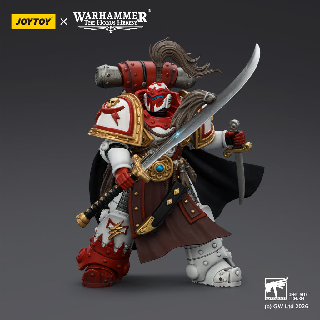 Pre-order JOYTOY White Scars Hibou Khan, Seeker of Atonement, with powersword’‘The Breath of theStorm