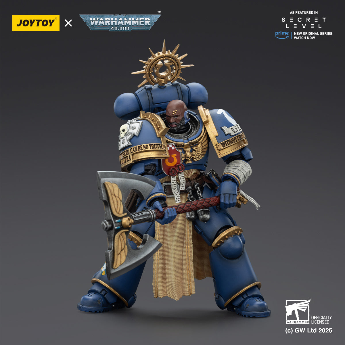 Pre-order Ultramarines Metaurus with Power Axe, Stormshield and Plasma Pistol