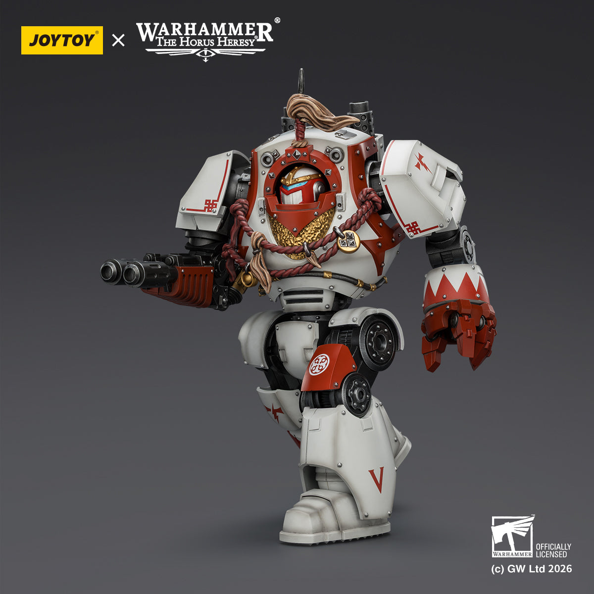 Pre-order JOYTOY White Scars Contemptor Dreadnought with Melta Cannon and Gravis power fist