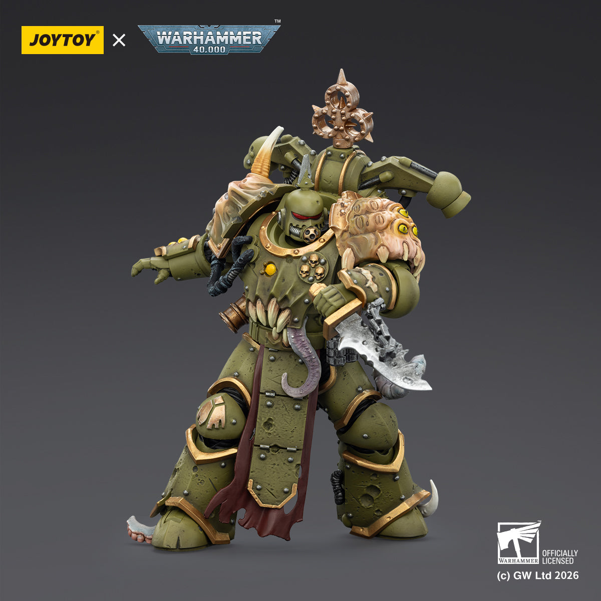 Pre-order Death Guard Plague Marine with Bubotic axe and Plague Knife
