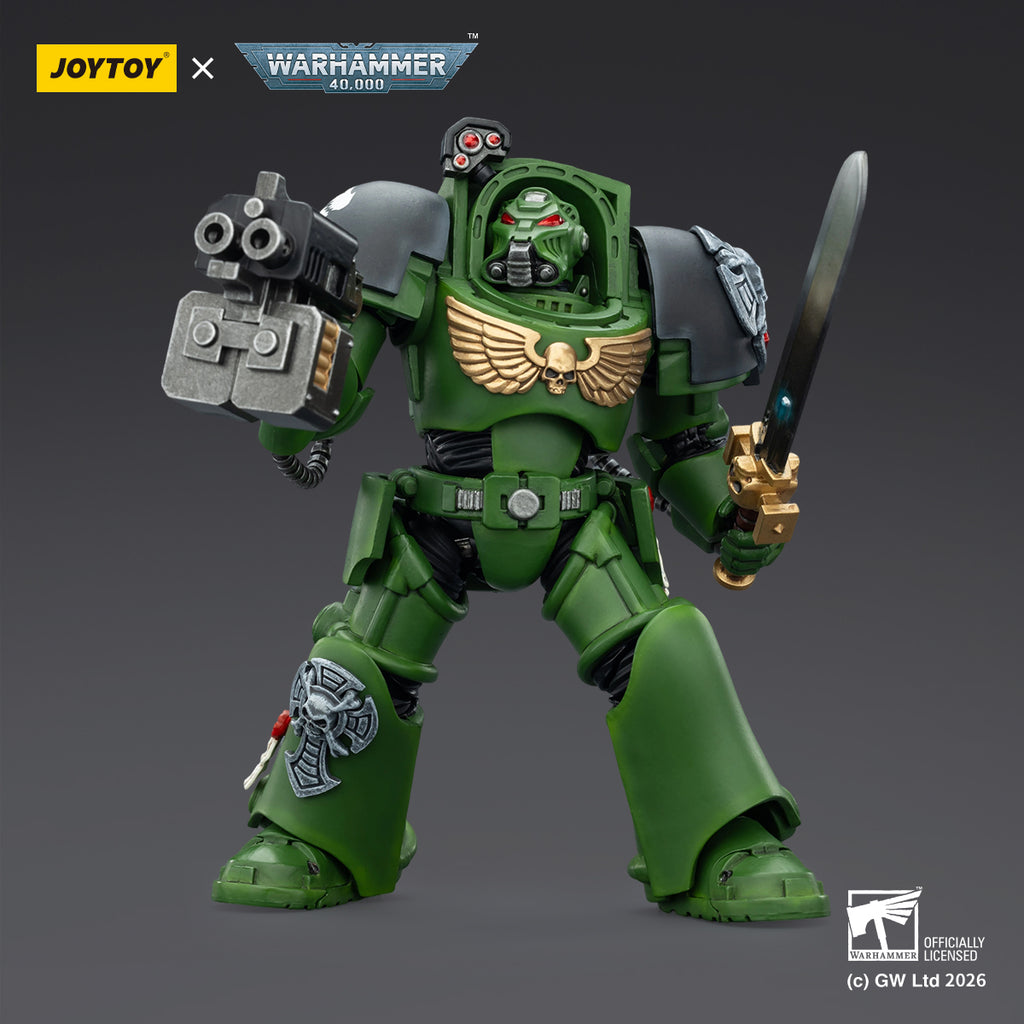 Salamanders Terminator 1 with Power Sword and Storm Bolter
