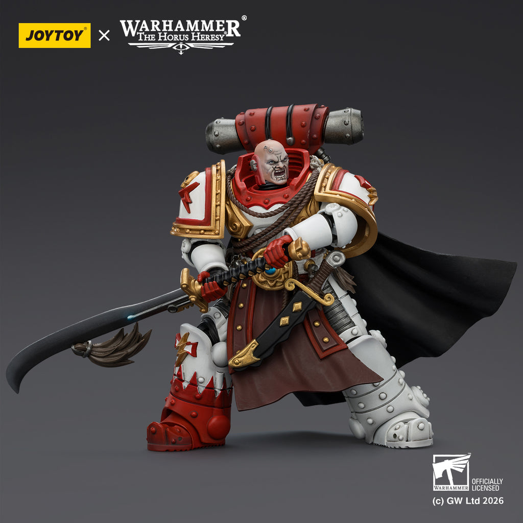 Pre-order JOYTOY White Scars Hibou Khan, Seeker of Atonement, with powersword’‘The Breath of theStorm