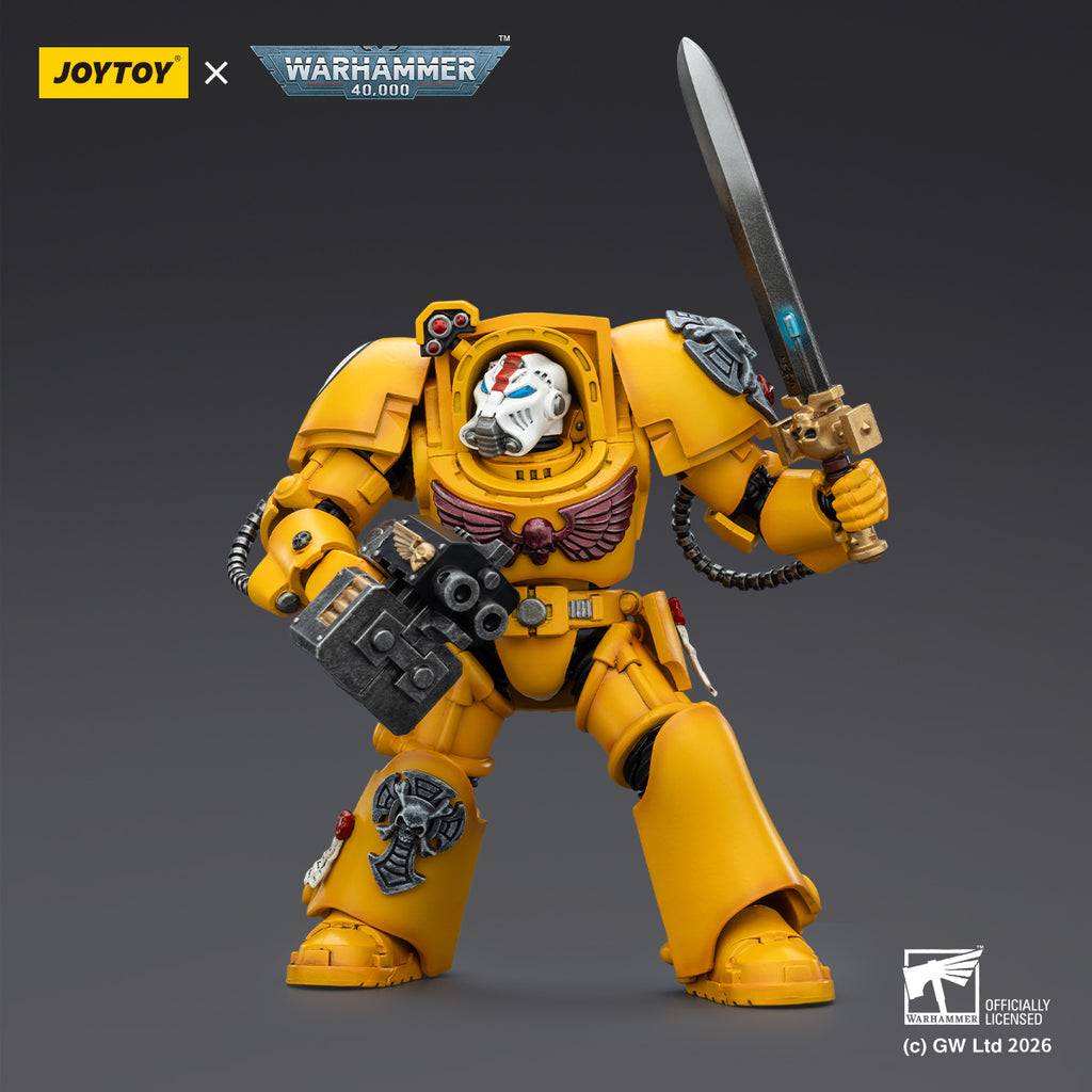 Imperial Fists Terminator 1 with Power Sword and Storm Bolter