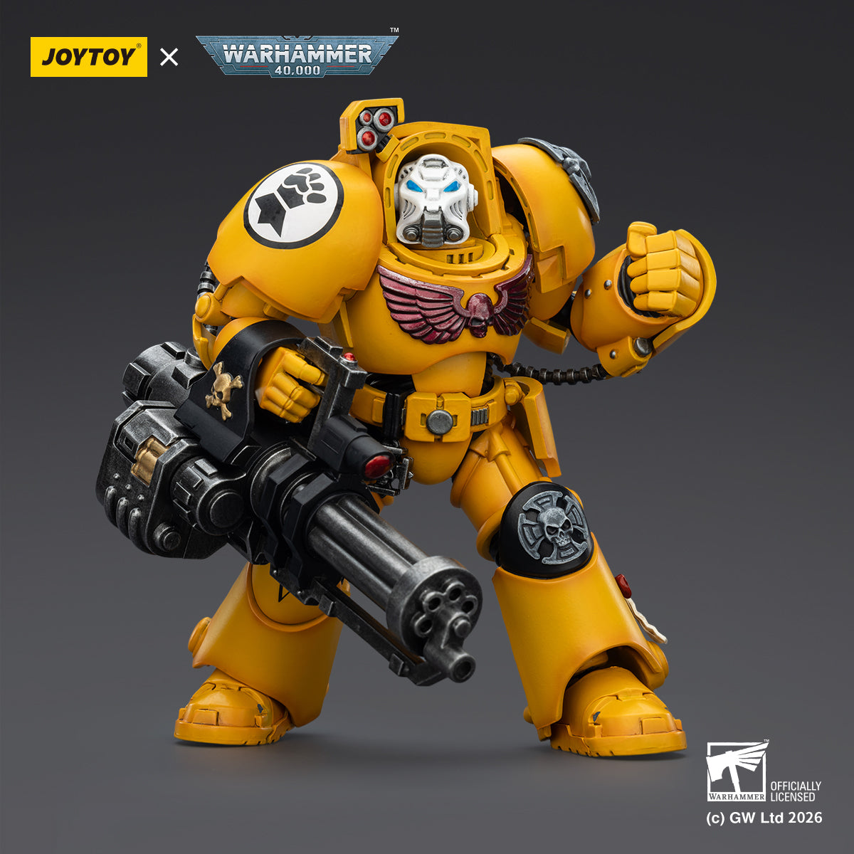 Imperial Fists Terminator 3 with Power Fist and Assault Cannon