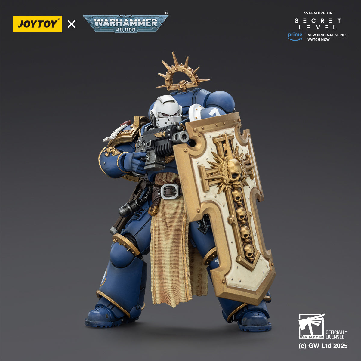Pre-order Ultramarines Levantus with Power Sword, Stormshield and Bolt Pistol