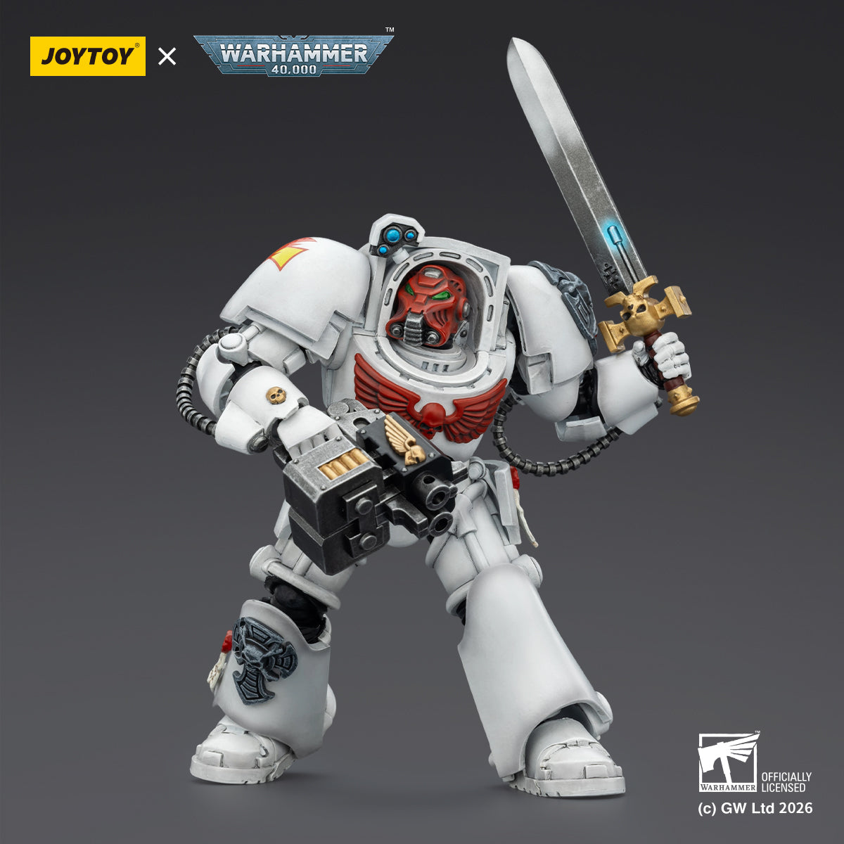 White Scars Terminator 1 with Power Sword and Storm Bolter