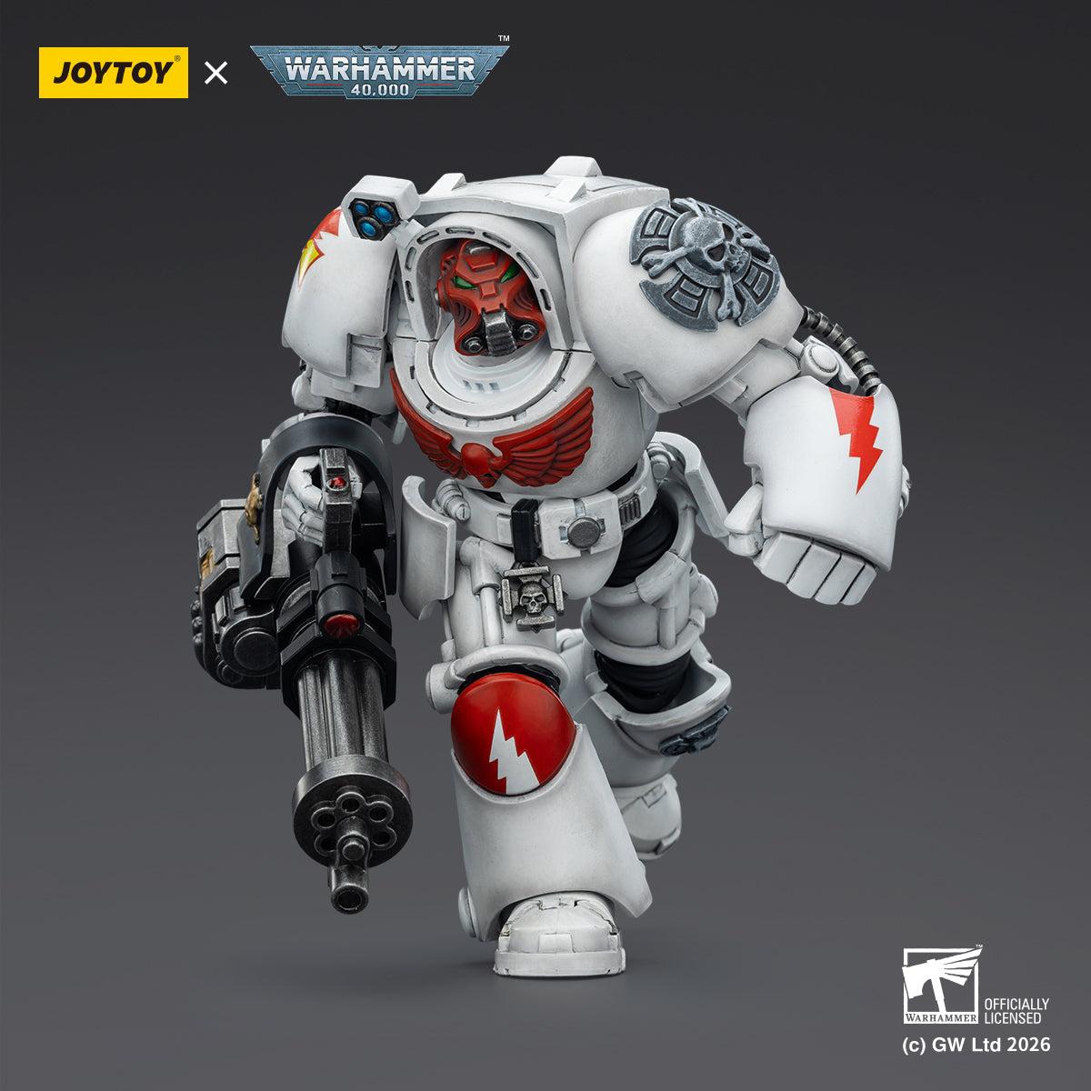 White Scars Terminator 3 with Power Fist and Assault Cannon