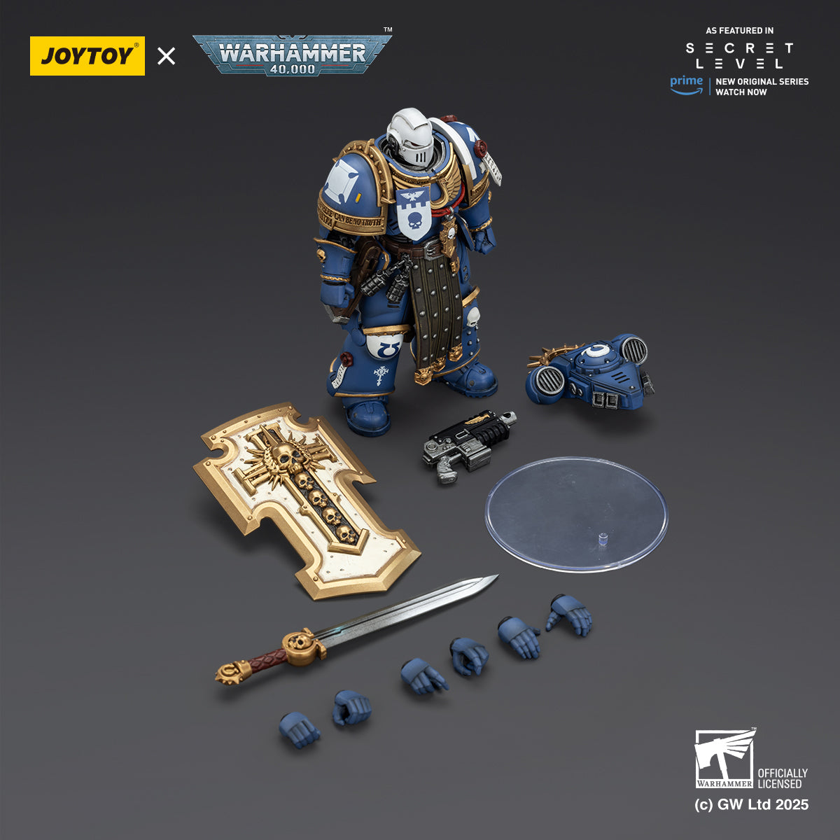 Pre-order Ultramarines Torvald with Power Sword, Stormshield and Bolt Pistol