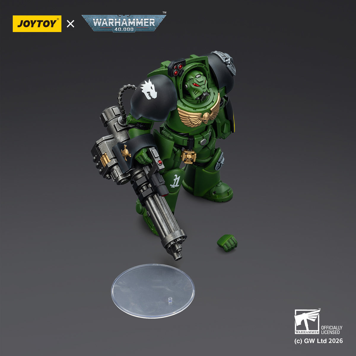 Salamanders Terminator 3 with Power Fist and Assault Cannon